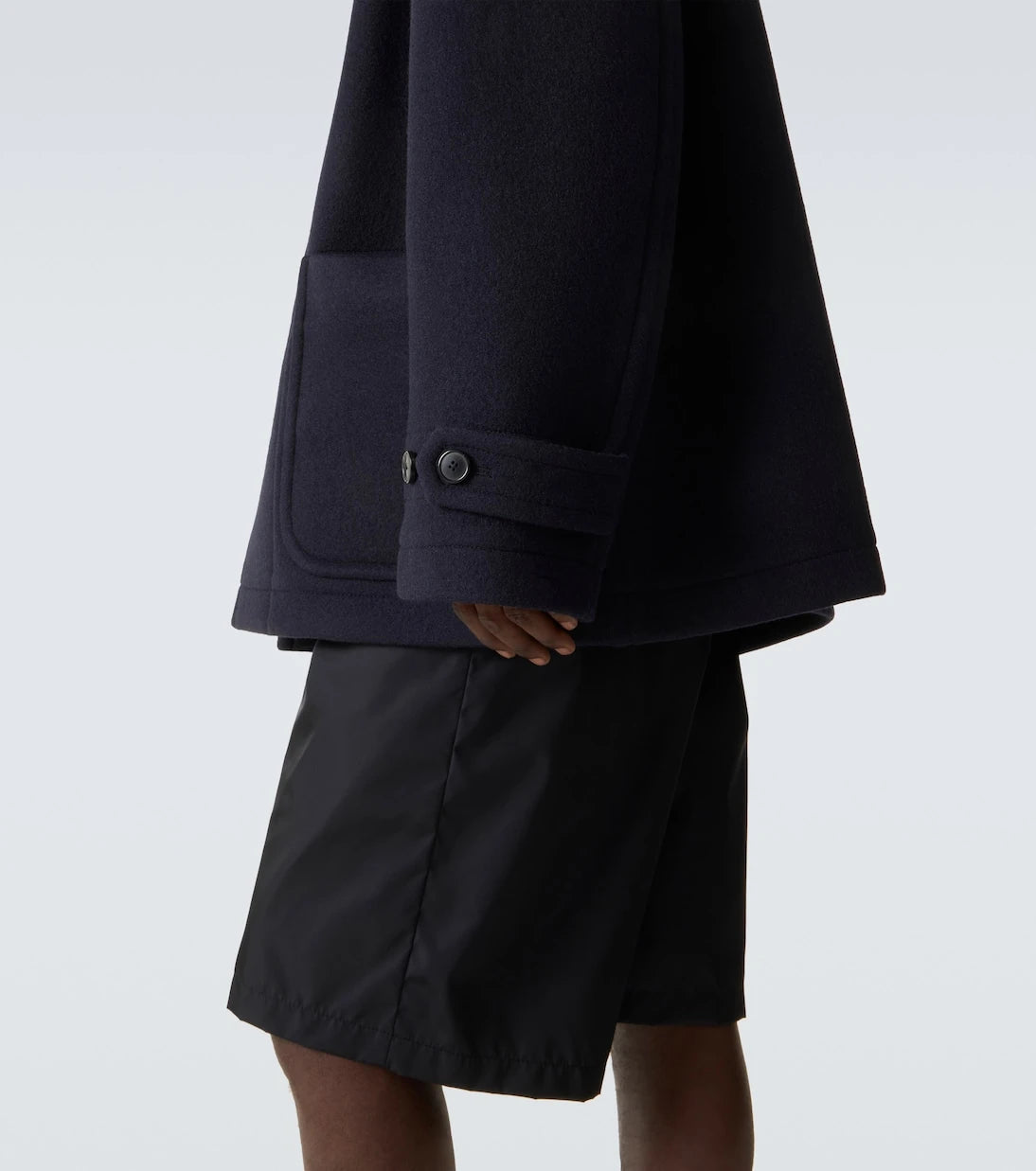 Dries Van Noten - Wool and cotton coat