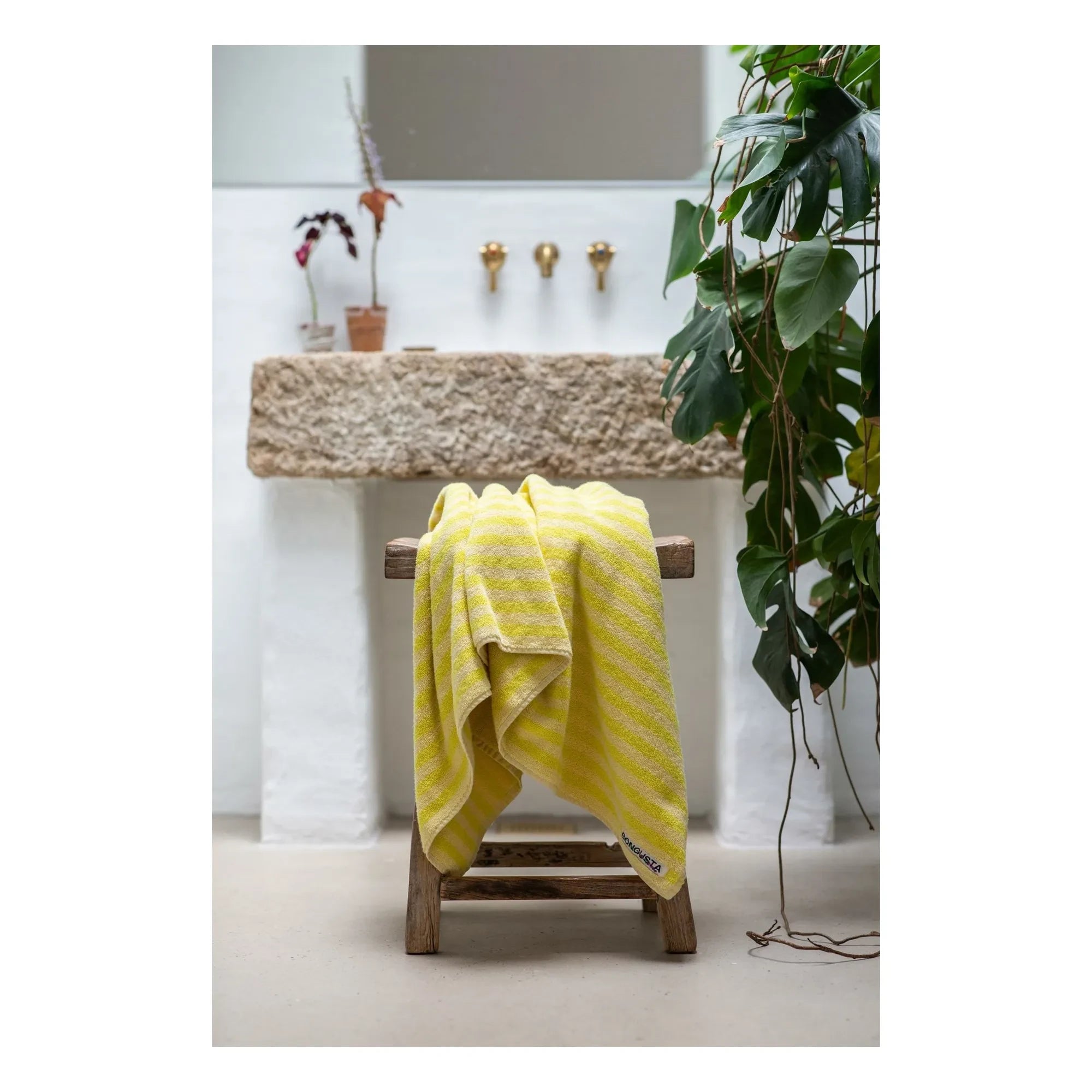 Bongusta - Naram bath towel | Yellow
