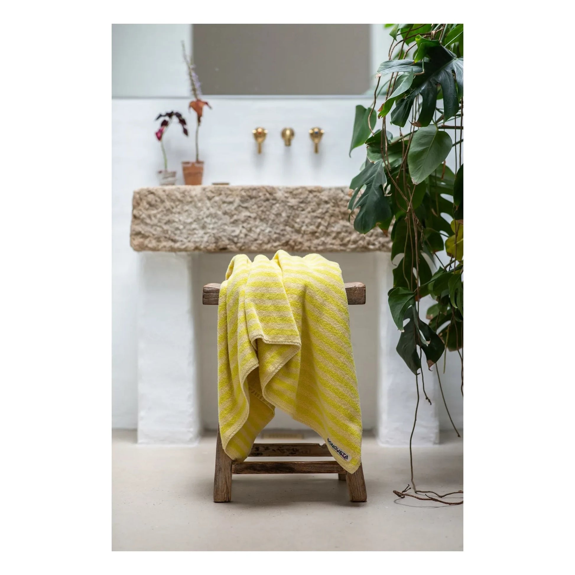 Bongusta - Naram bath towel | Yellow