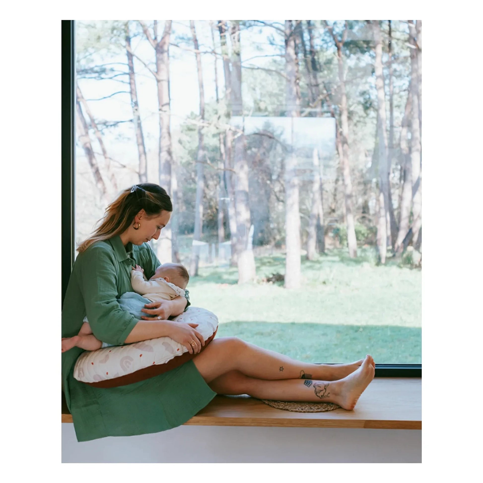 Mumade - Inflatable nursing cushion | Ecru