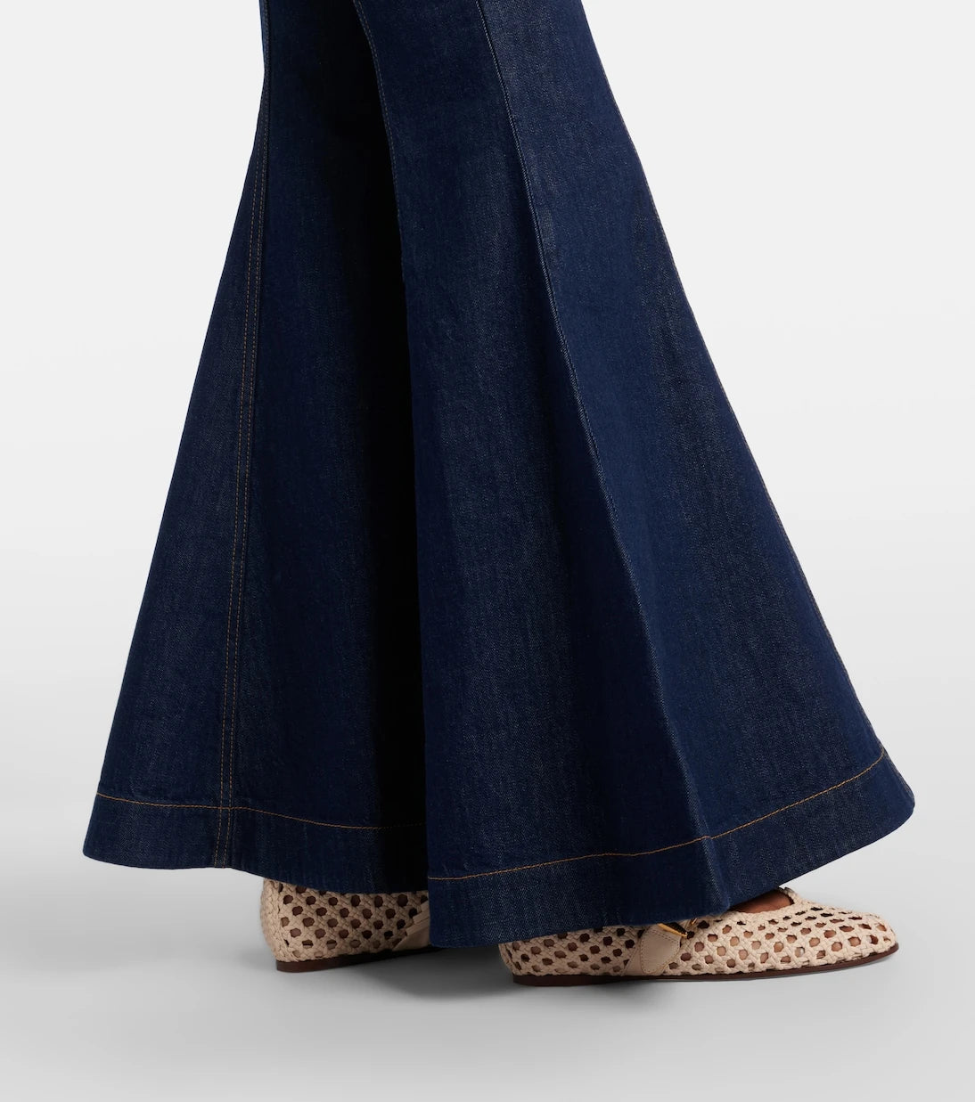 Zimmermann - Luna belted flared jeans
