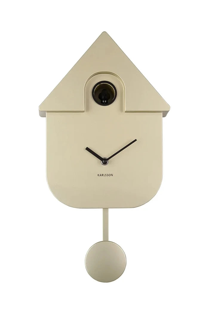 Часовник с кукувичка Karlsson Modern Cuckoo Metallic