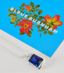 Bleue Burnham Sterling Silver and Sapphire Rose Necklace