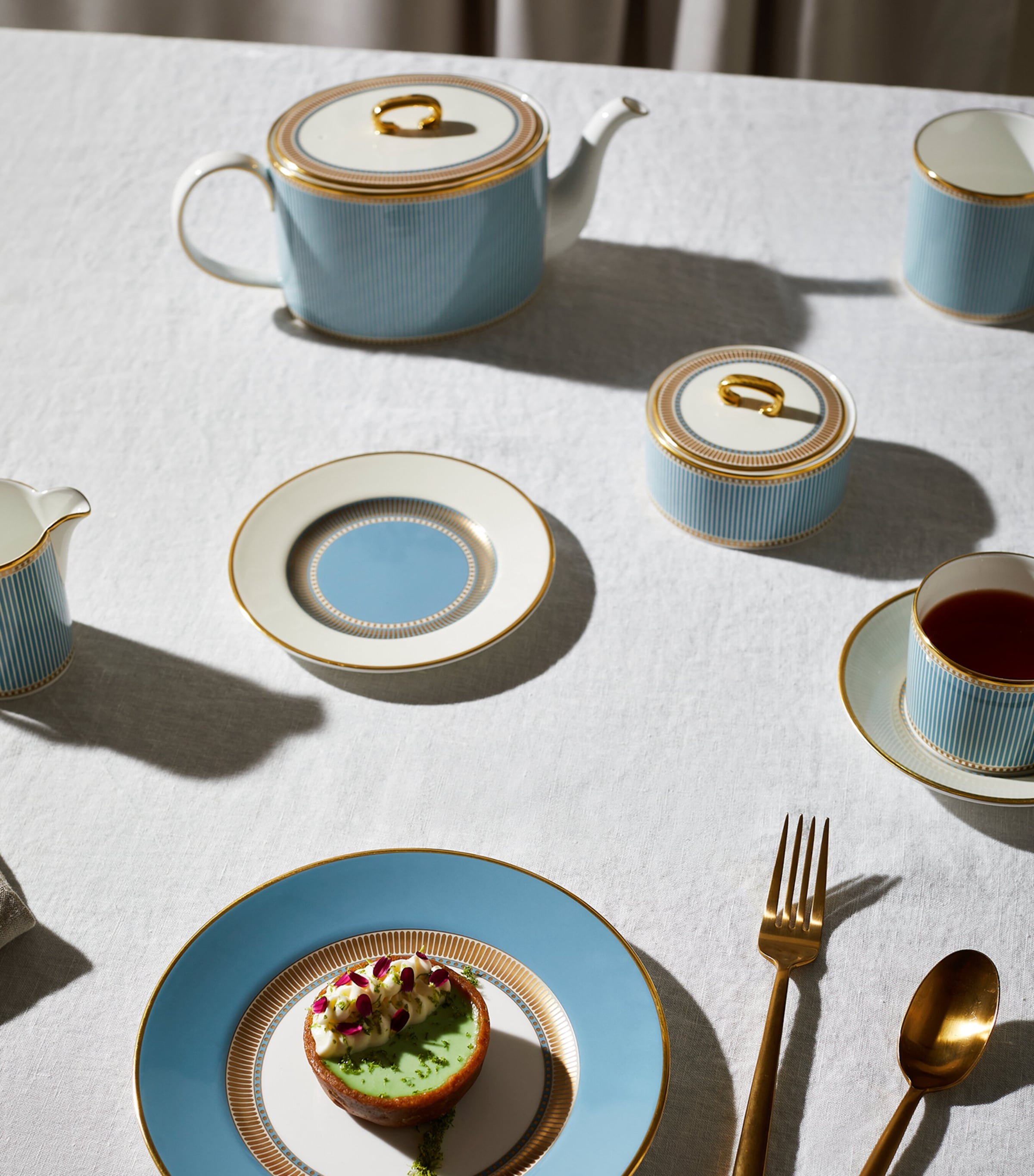 Bone China Helia Cream Jug and Sugar Bowl