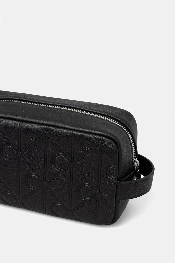 Calvin Klein erkek deri kozmetik çantası