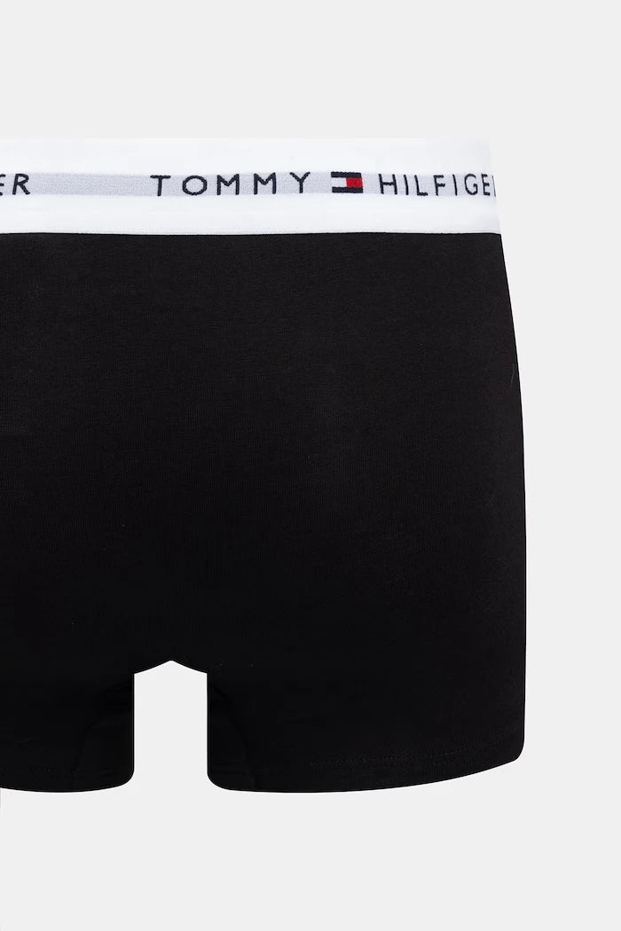 Tommy Hilfiger erkek pamuklu elastanlı dar boxer 3'lü paket