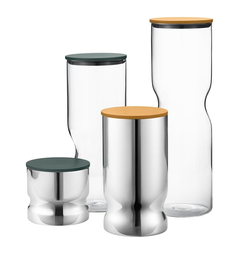 Large Glass Alfredo Canister