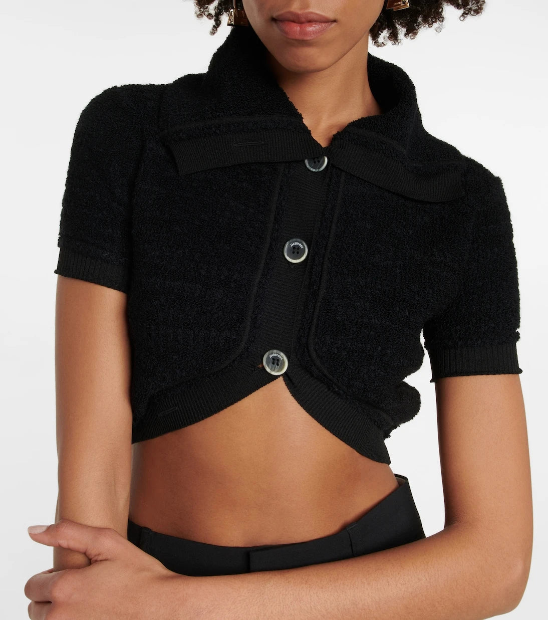 Jacquemus - Le Cardigan Campana knit crop top