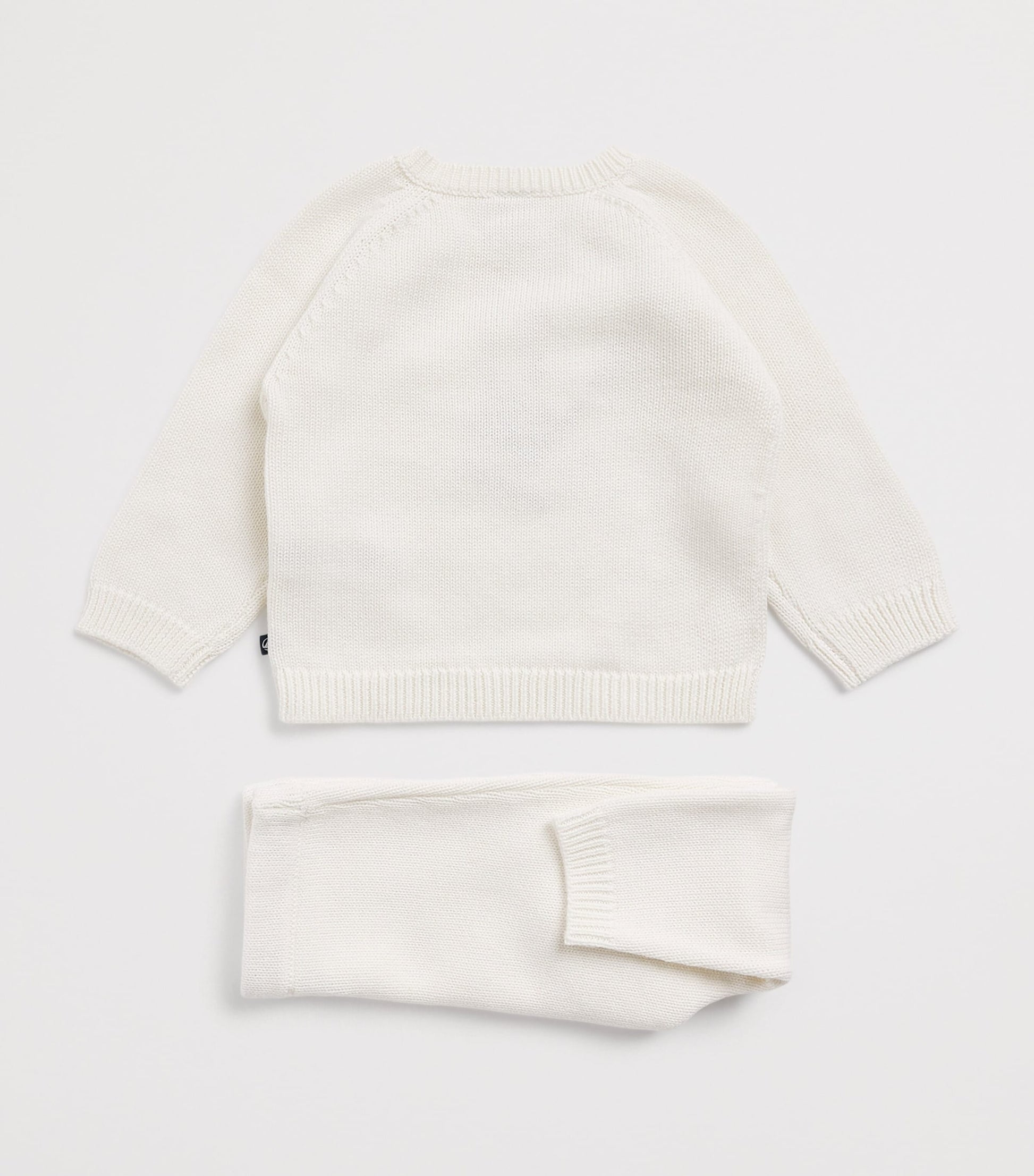 Petit Bateau Wool-Cotton Sweater and Trousers Set (1-18 Months)