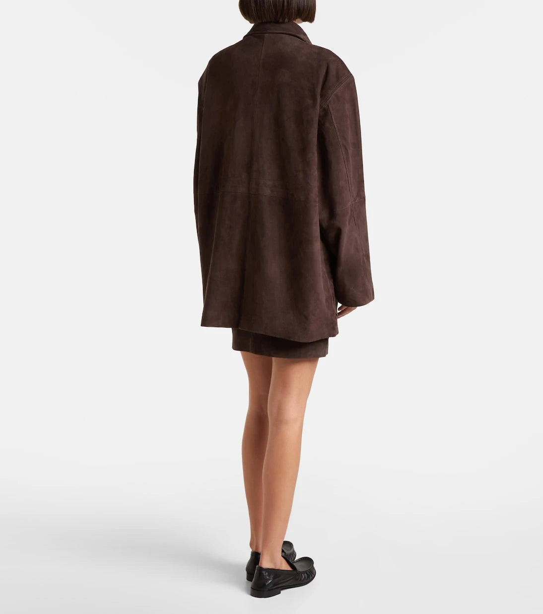 Rotate - Oversized suede jacket