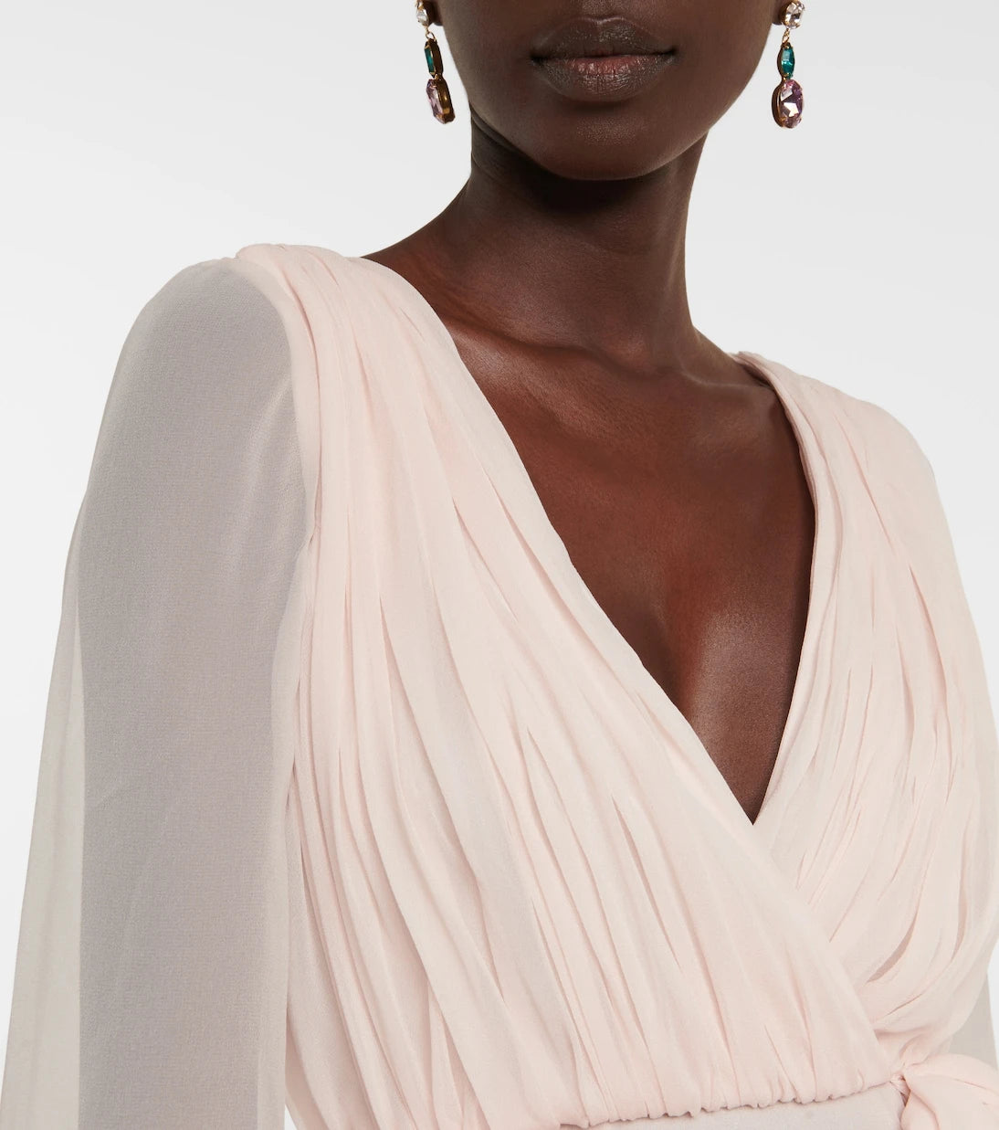 Giambattista Valli - Bow-detail ruched minidress