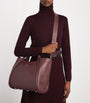 Max Mara Red Small Leather Marine Top-Handle Bag