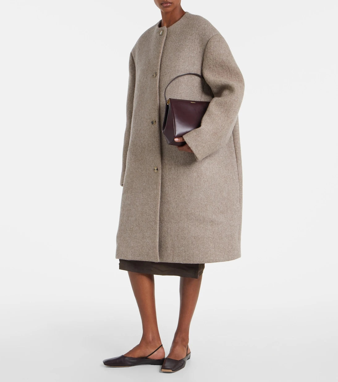 Calvin Klein Collection - Tina Medium leather shoulder bag