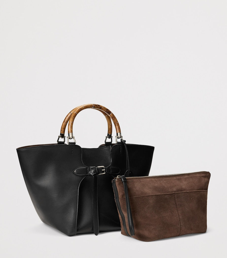 Leather Ralph Tote Bag