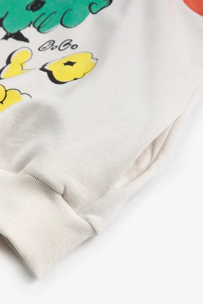 Bobo Choses Hello Joy Çocuk Pamuklu Sweatshirt