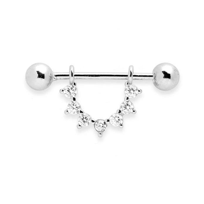 Сребърна обица ANIA KRUK Piercing Rock It
