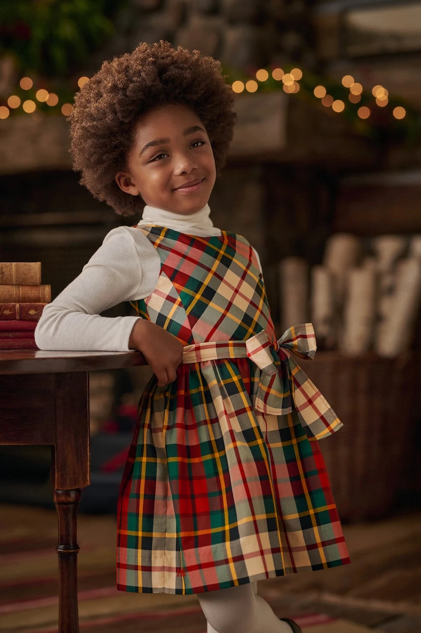 Polo Ralph Lauren Kids - فستان كاروهات