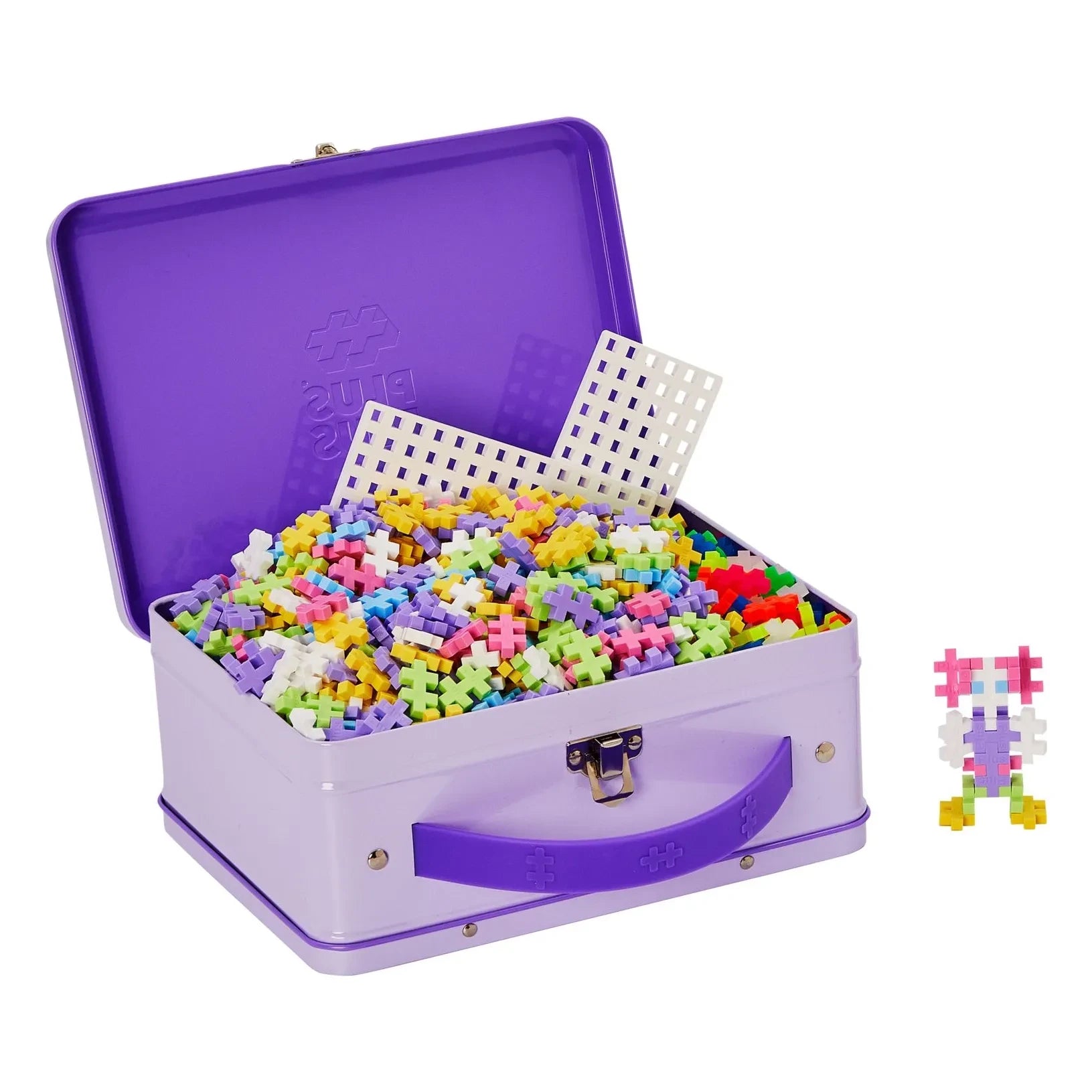 Plus-Plus - Pastel and Neon Valisette - 600 pieces