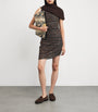 Missoni Stripe Sleeveless Boat Neck Mini Dress