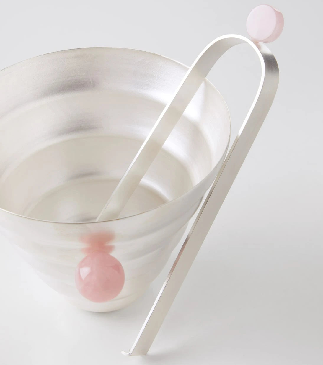 Natalia Criado - Silver-plated ice bucket and tongs set