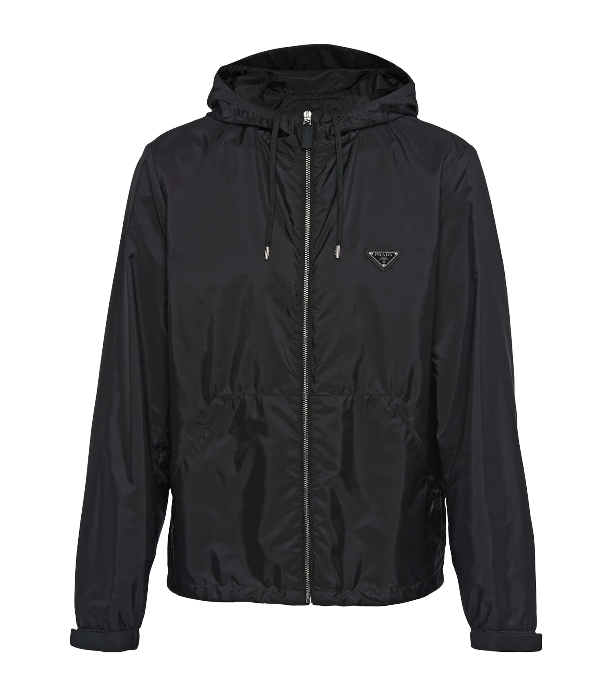 Prada Black Re-Nylon Hooded Jacket