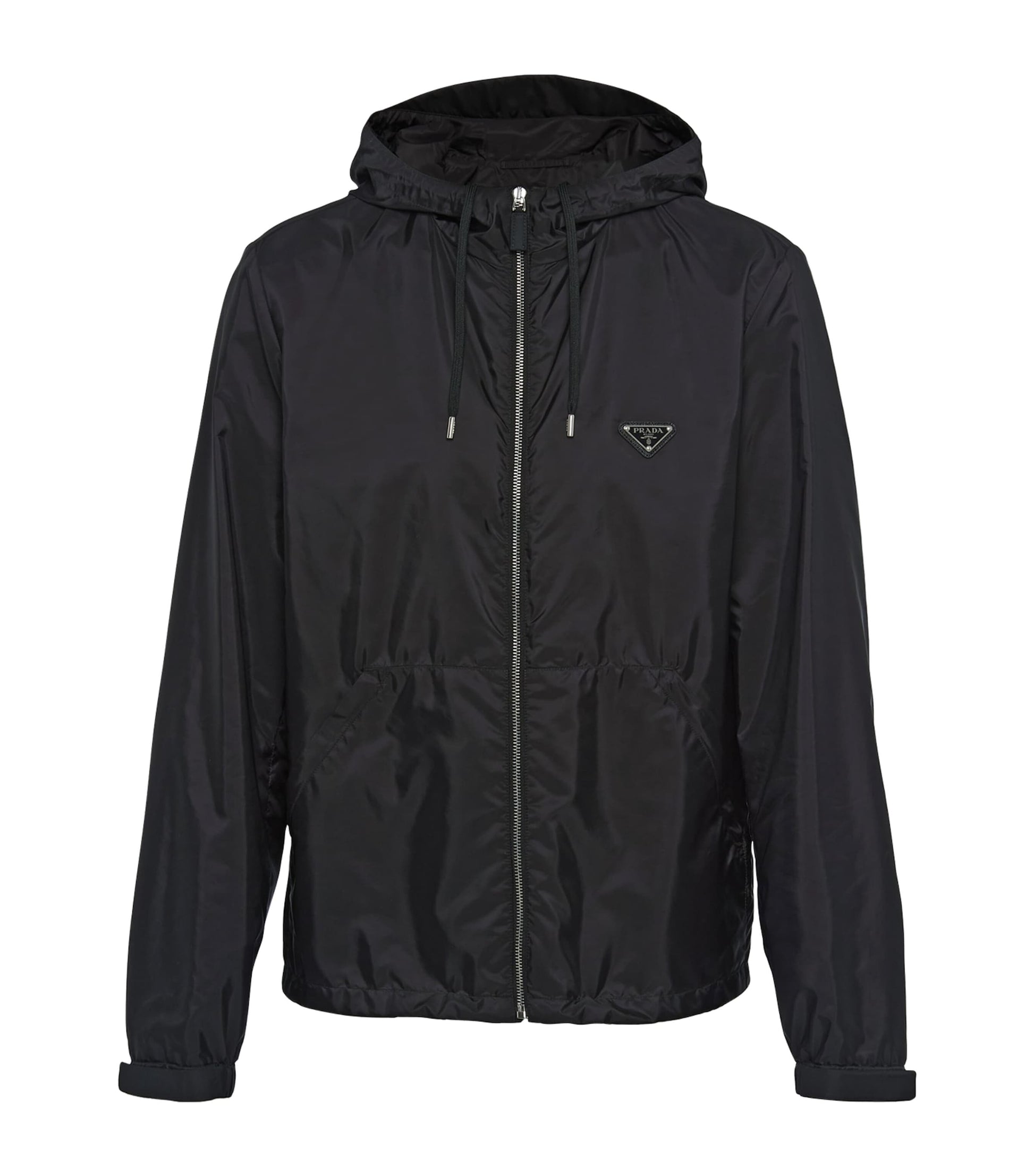 Prada Black Re-Nylon Hooded Jacket