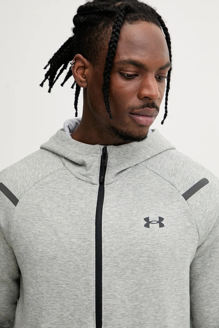 Under Armour erkek fermuarlı sweatshirt Unstoppable Flc