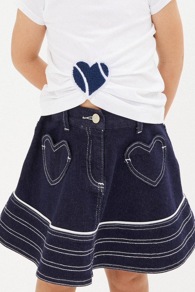 Monnalisa - Denim skirt