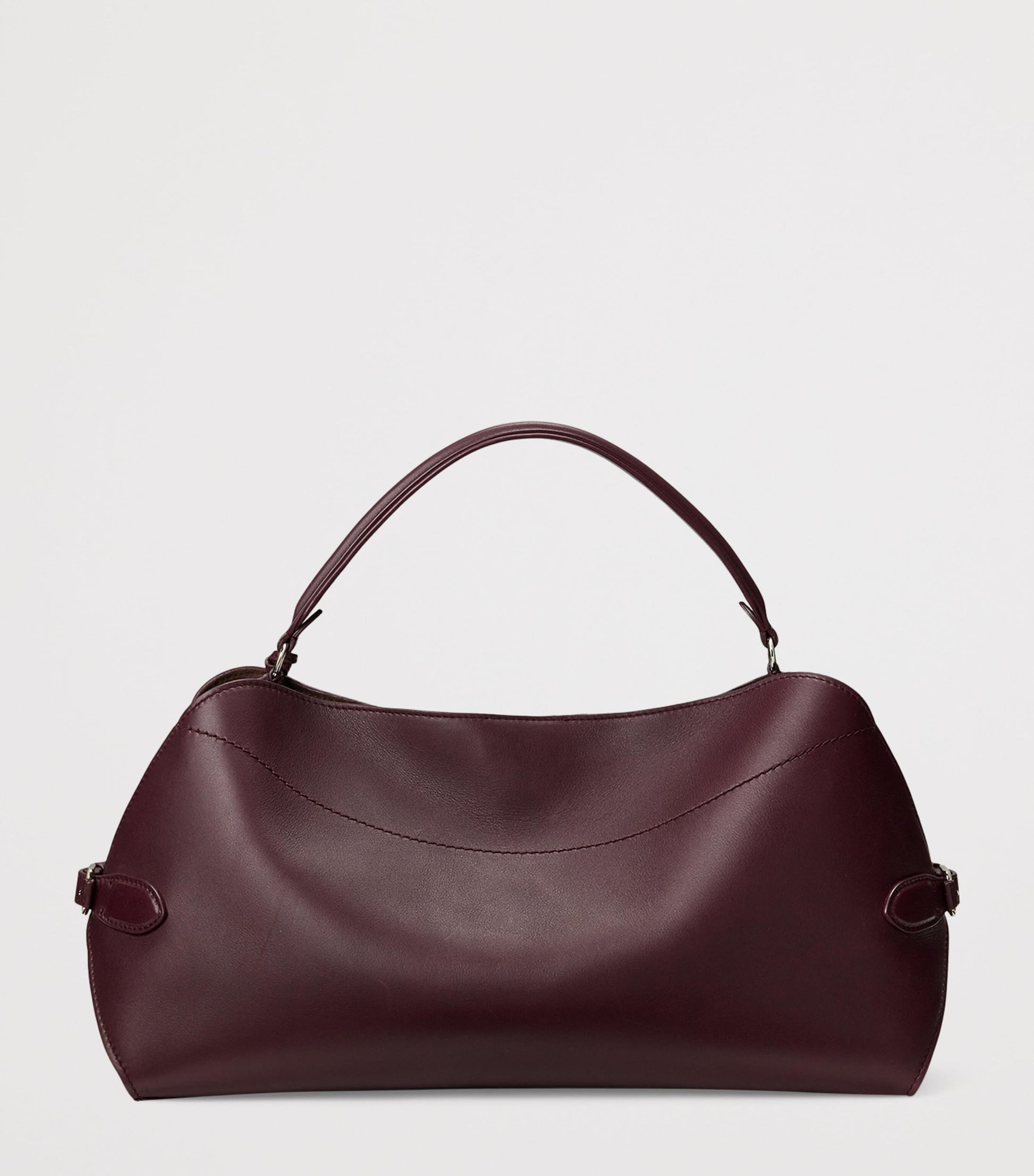 Burgundy Calfskin The Ralph Shoulder Bag
