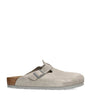 Suede Boston Clogs