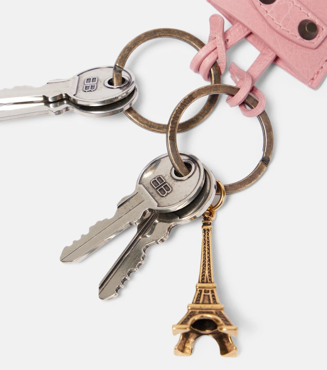 Balenciaga - Le City Eiffel leather bag charm