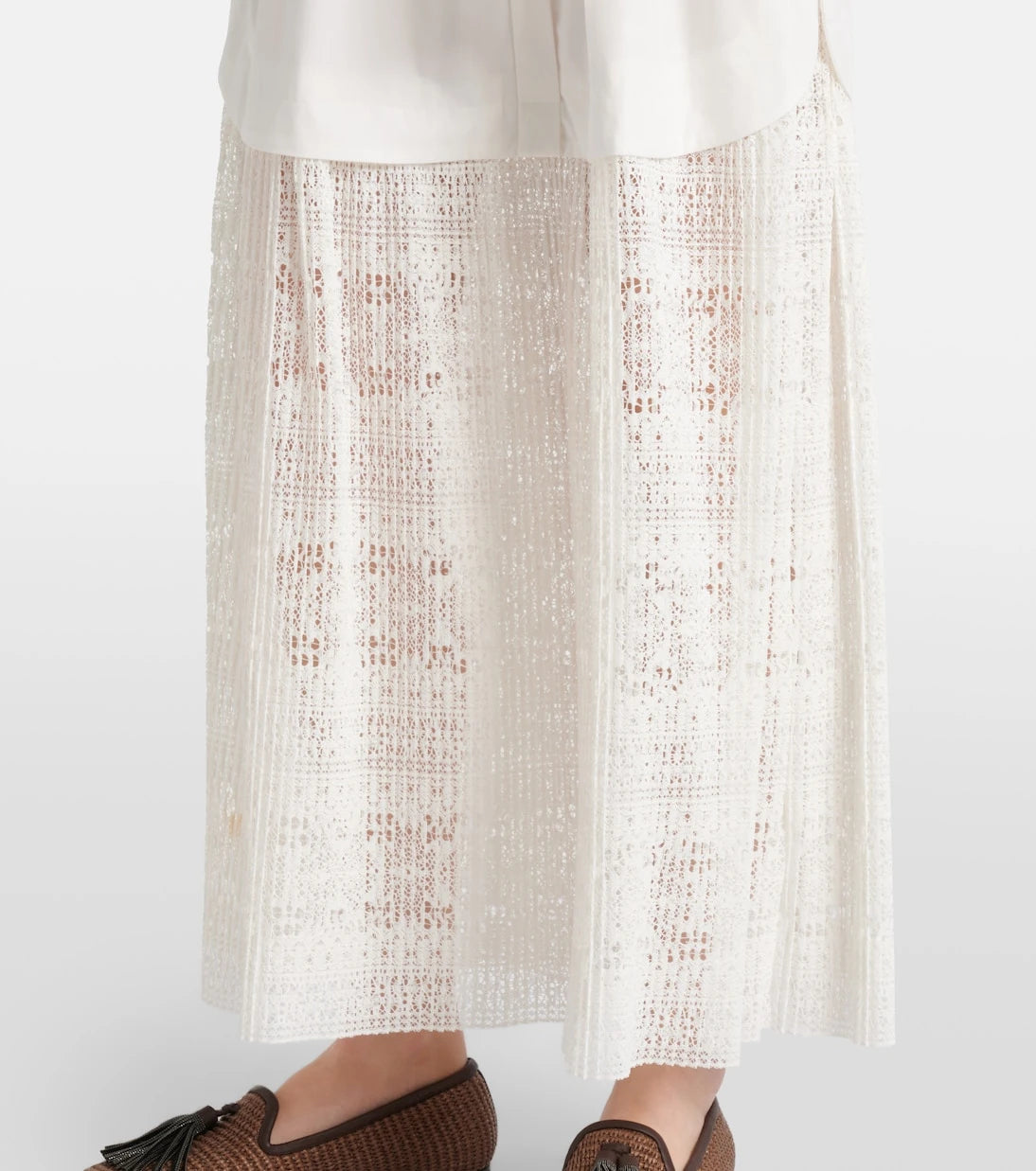 Simkhai - Jenner poplin and lace shirt dress