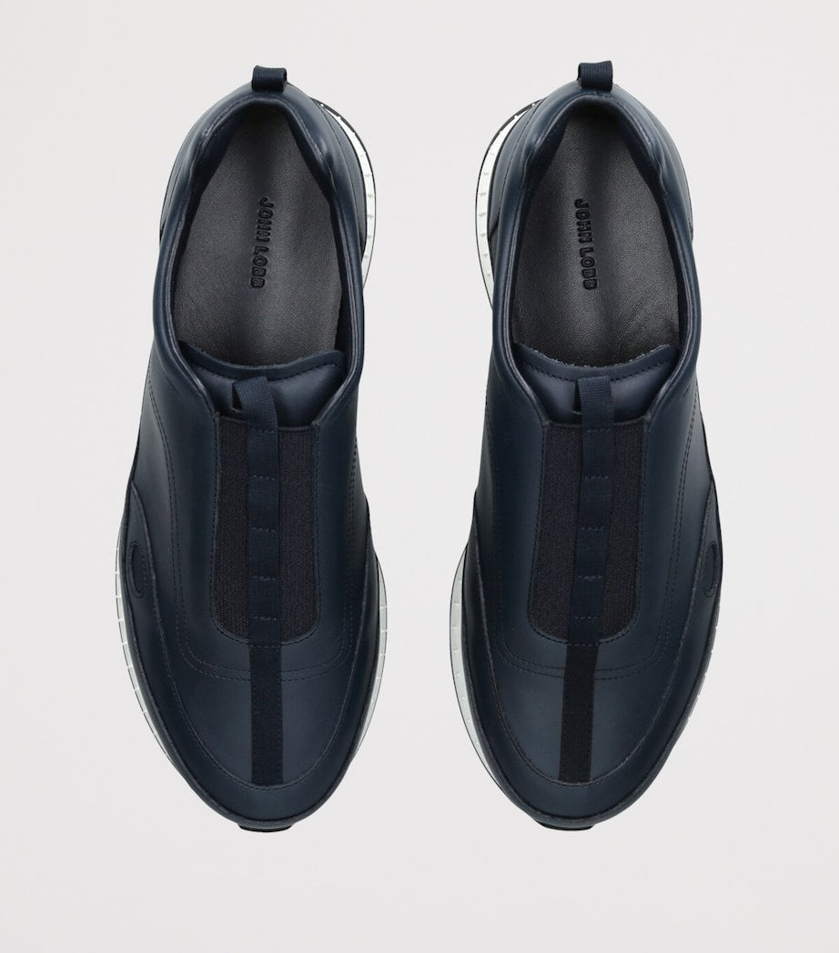 John Lobb Leather Stream Laced Sneakers