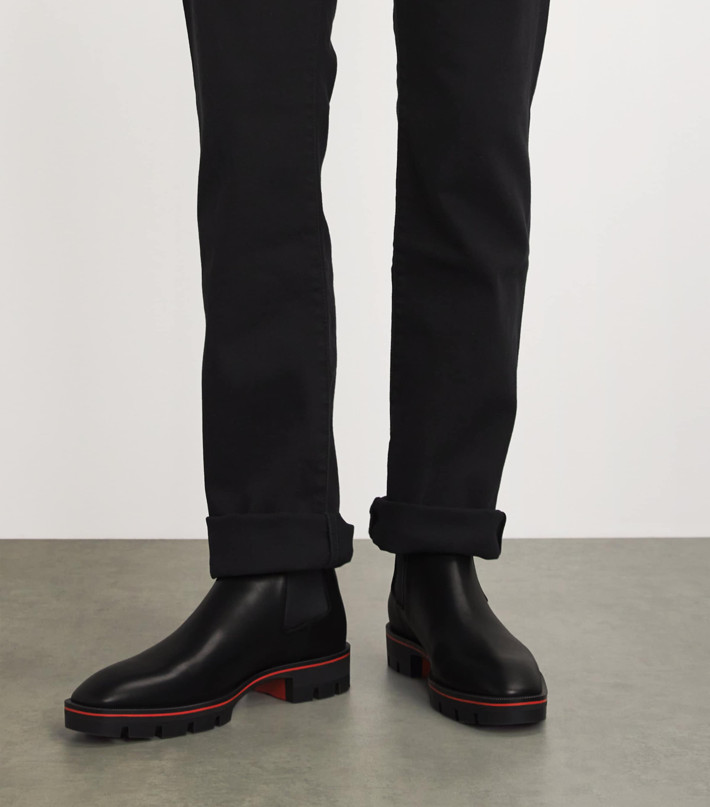 Christian Louboutin Alpinosol Calf Leather Boots