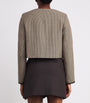 Multi Houndstooth Cropped Jacket