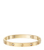 Cartier Yellow Gold and Diamond Brushed Love Bangle