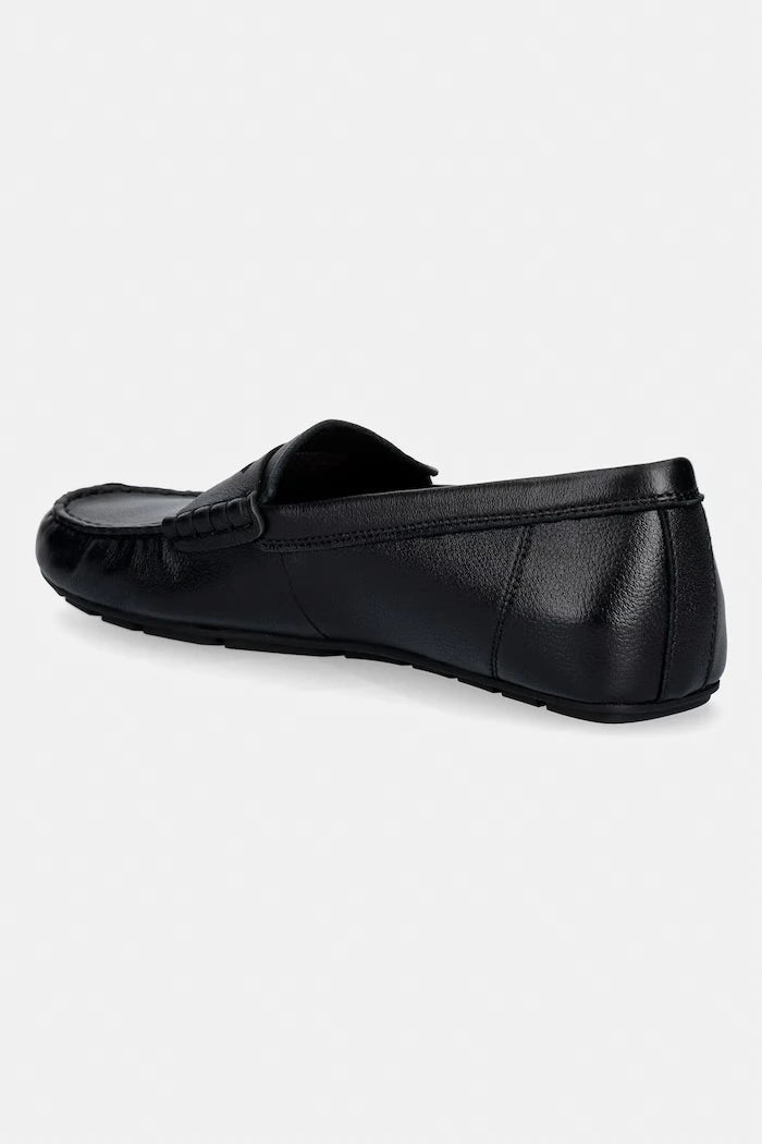 Tommy Hilfiger Kadın Deri Mokasen FLAG LEATHER DRIVER LOAFER