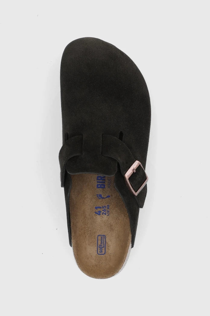 Велурени чехли Birkenstock Boston