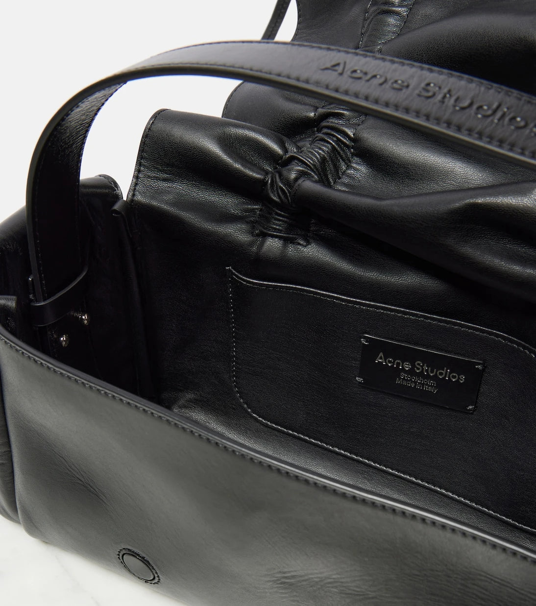 Acne Studios - Bow-detail leather tote bag