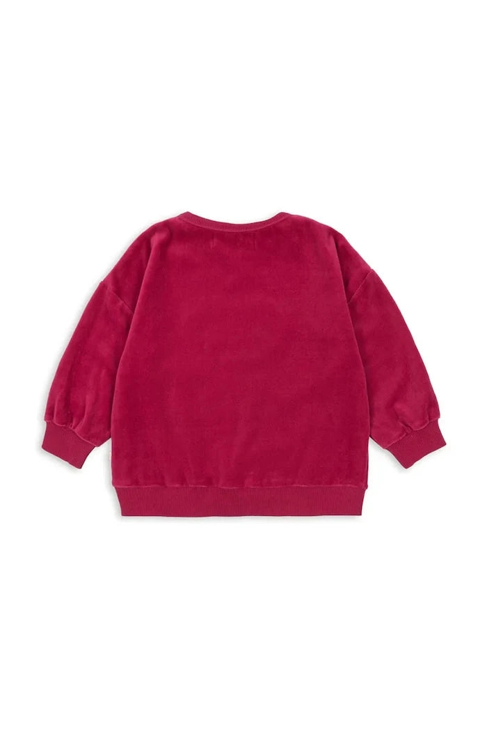 Konges Sløjd VELOU BLOUSE GOTS Çocuk Pamuklu Sweatshirt