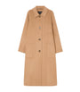 Beige Virgin Wool Coat