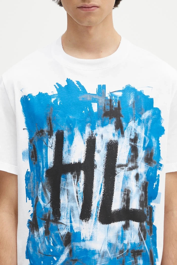 Helmut Lang SCRIBBLE.T2.MAL.LT Pamuk Tişört