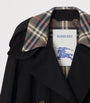 Burberry Black Mid-Length Castleford Trench Coat