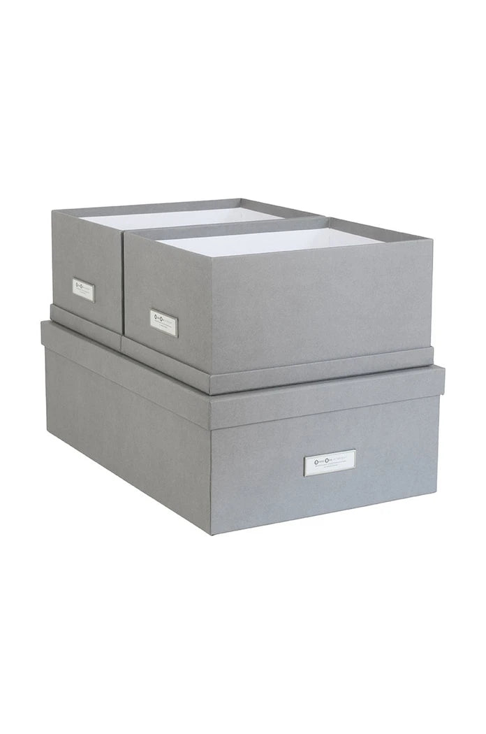 Bigso Box of Sweden Inge Saklama Kutusu Seti (3 Parça)