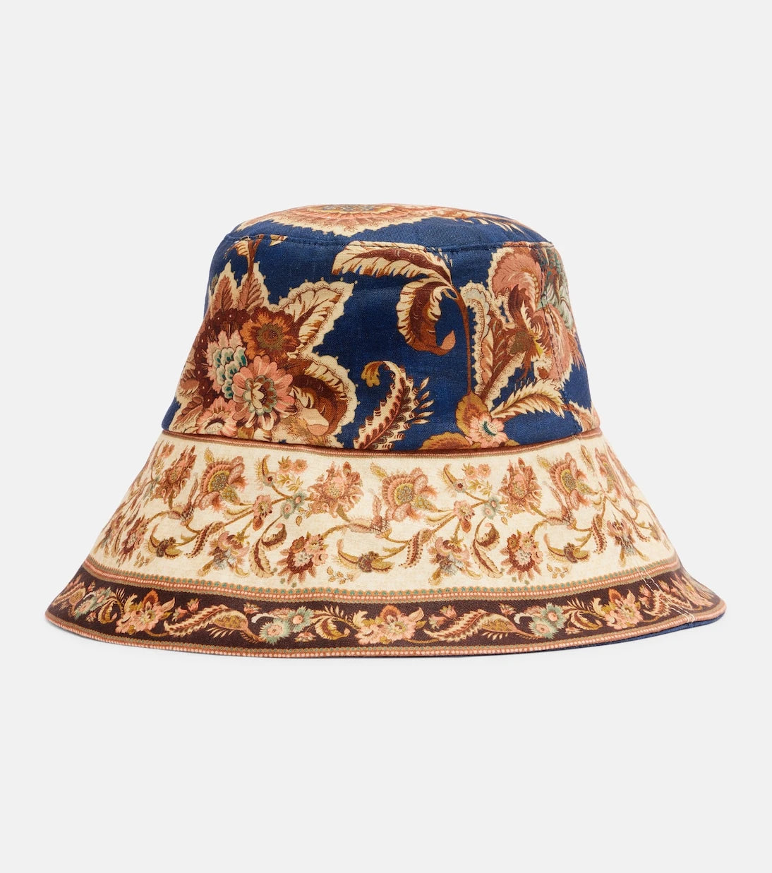 Zimmermann - Reversible printed linen bucket hat