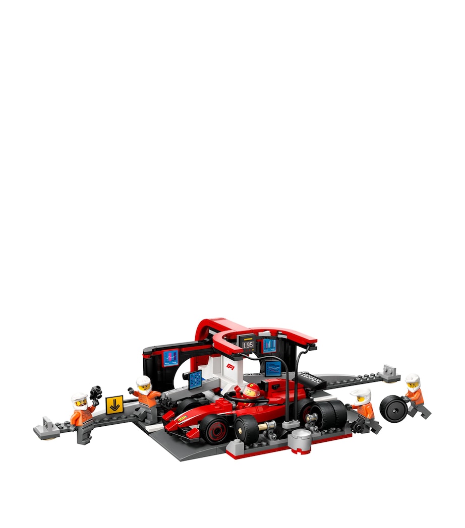 CITY F1 Pit Stop & Pit Crew with Ferrari Car 60443