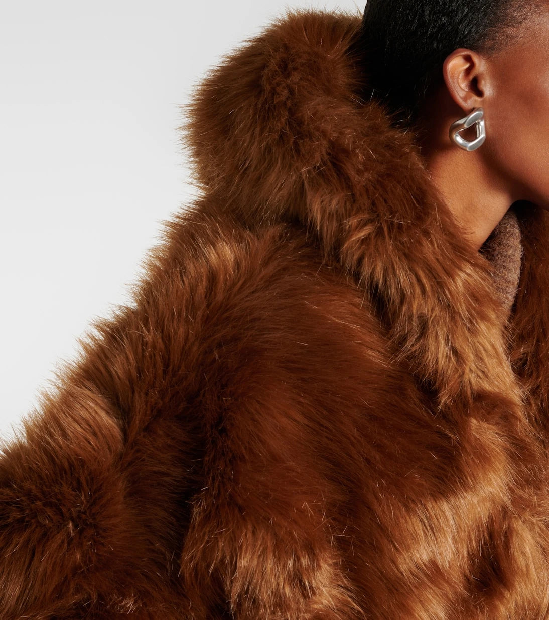 Entire Studios - Vicinity cropped faux fur jacket
