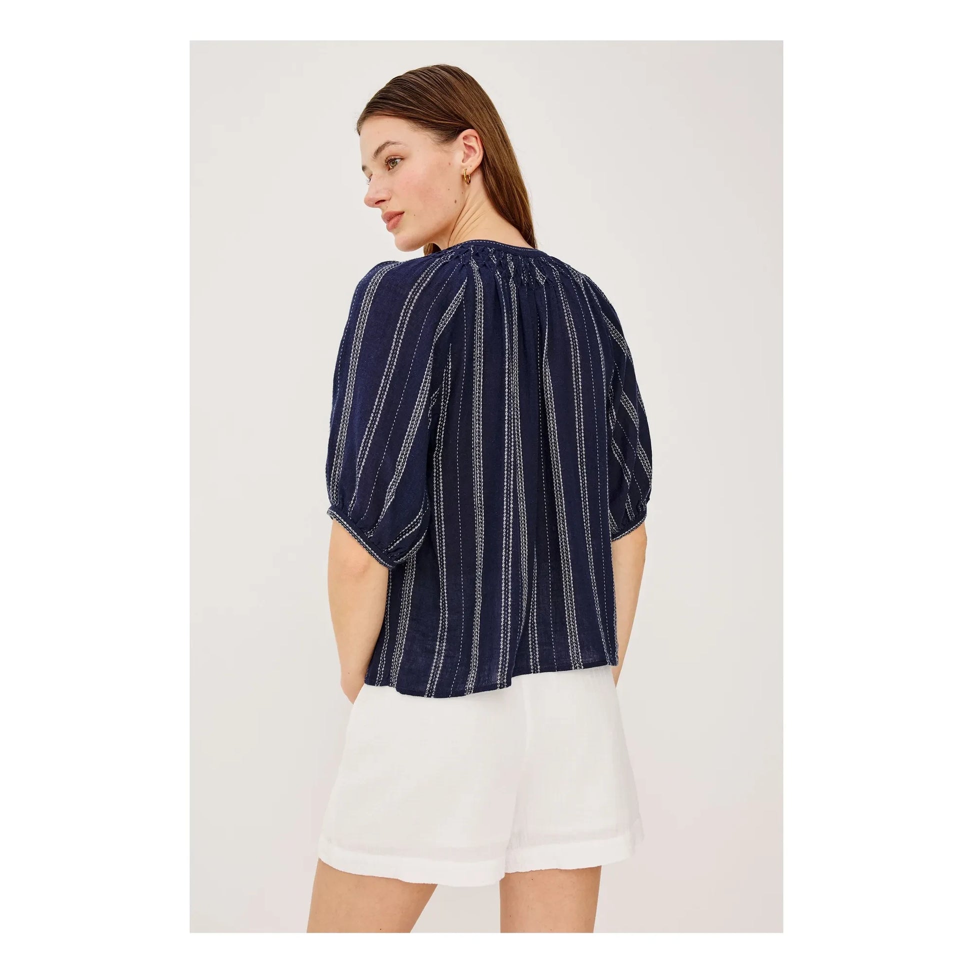 Rails - Blouse Stripes Rix | Navy blue