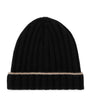 Cashmere Ribbed Beanie