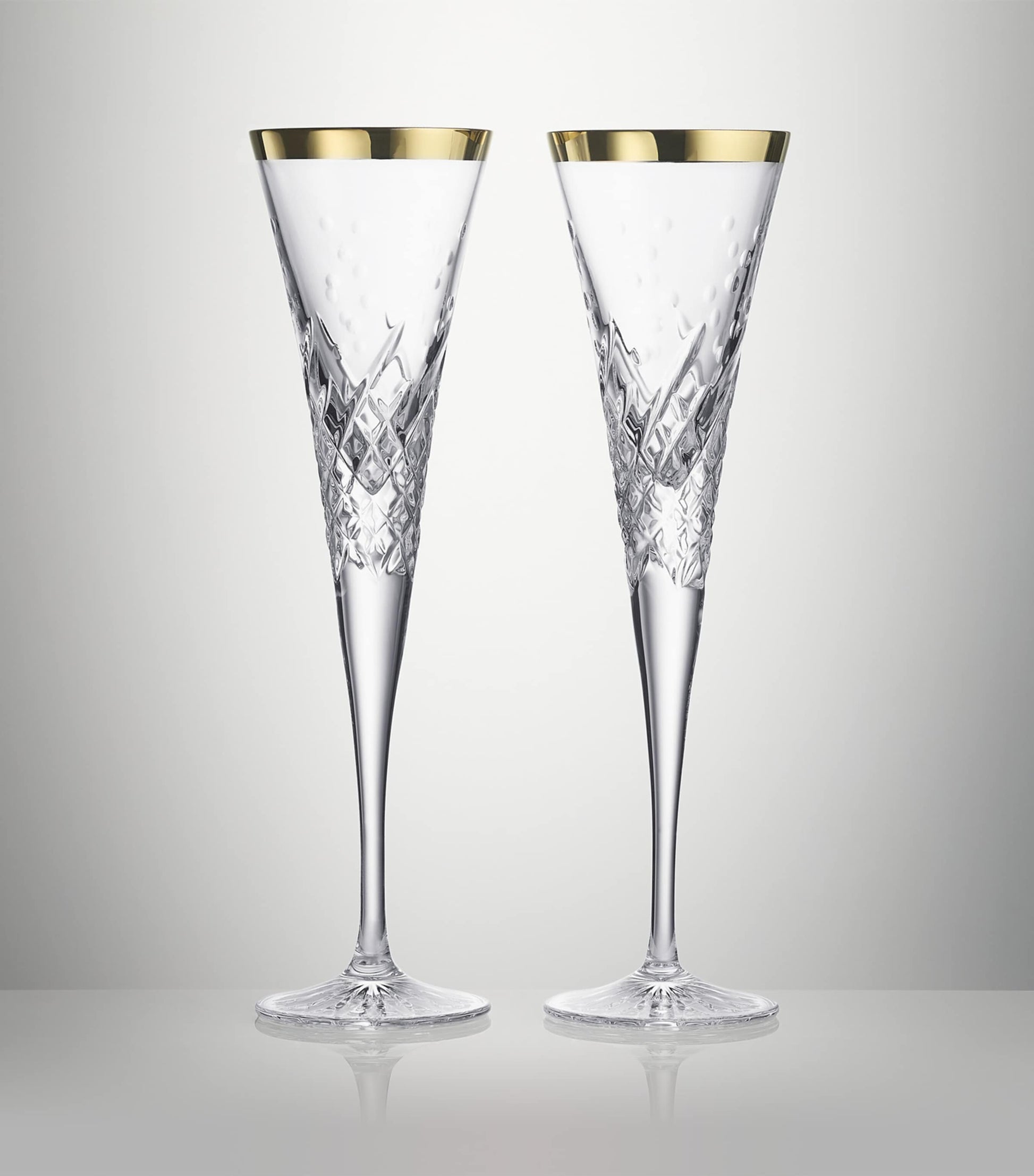 Set of 2 Celebrations Toasting Flutes (185ml)